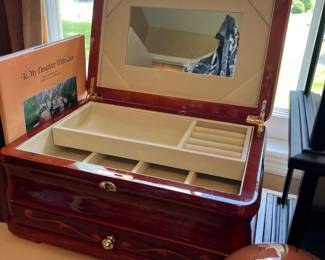 Timeless Cherry Wood Jewelry Box