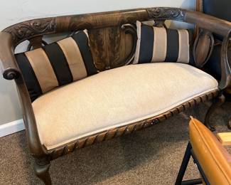 Antique Claw Foot Sofa