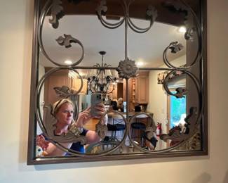 Wall Art Metal Mirror