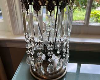 Antique Crystal Lamp