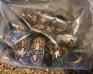 Vintage Brass Napkin Rings