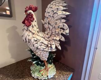 MultiColored Ceramic Rooster