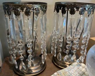 vintage Crystal Lamps