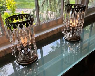 vintage Crystal Lamps