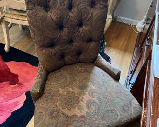 Paisley Upholstered Dining Chairs