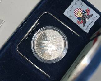 2002 US Mint Military Academy 200th Anniversary Proof Silver Dollar