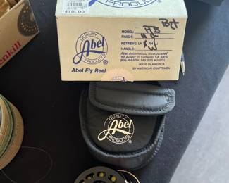 Abel fly reel left hand retrieve