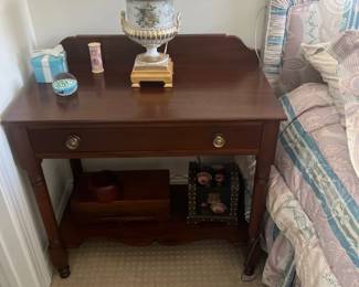 cherry wood bedside table