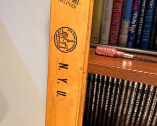 NYU New York University frat paddles Omega Mu chapter