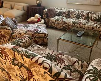 sofa, loveseat, chair, ottoman