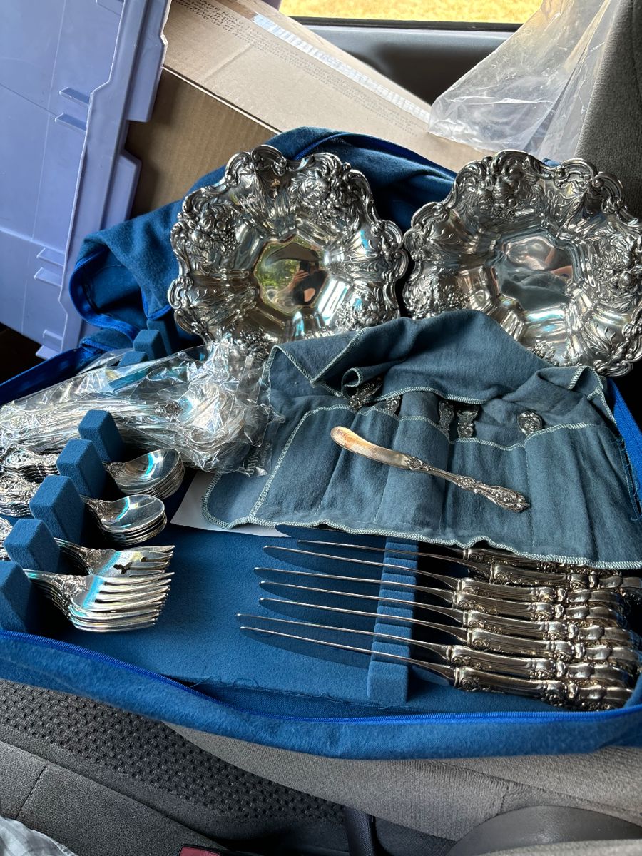 Gorgeous Francis 1 Sterling Silver Bowls & Flatware