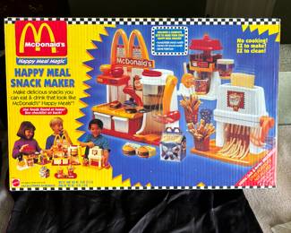 Sealed Vintage McDonalds Happy Meal Snack Maker Set & More