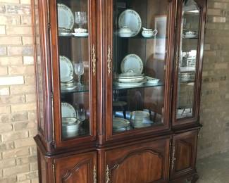 French Provincial China Cabinet by Century