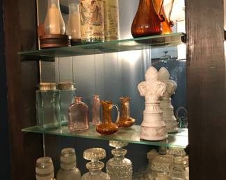 Pressed Glass Decanters