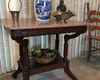 Victorian Marble Top Table