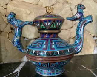 Cloisonné Tea Pot