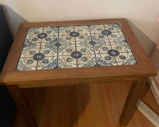 Tile-top table