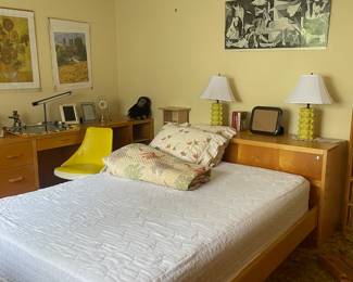 MCM bed and bedroom furniture