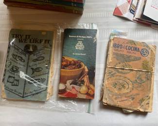 Vintage cookbooks