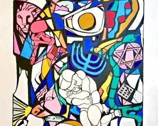 Ernst Neizvestny Original RARE Silkscreen "Twelve Tribes of Israel" (1978)