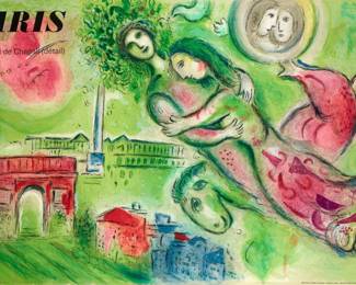 Marc Chagall - Paris L'Opera le Plafond de Chagall (1964)

This original lithograph by Charles Sorlier after Marc Chagall’s Paris Opera Ceiling Fresco painting is a must-have for any art collector