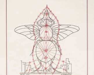 Ilya Kabakov - The Life of flies (1992) Poster for the Cologne KV exhibition