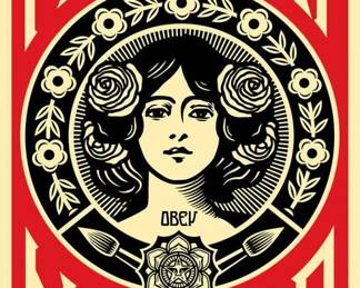 OBEY (Shepard Fairey) - MAKE ART NOT WAR