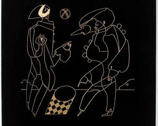 Mihail Chemiakin - Suite of 5 Lithographs "Carnaval St. Petersbourg" (1988)