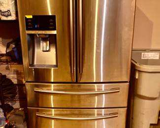 36 X 70h, SAMSUNG, STAINLESS, FRENCH DOOR FRIDGE 