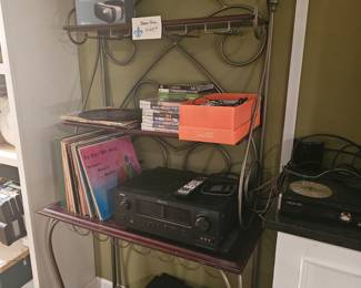 BAKERS RACK & SOME OF THE ELECTRONICS