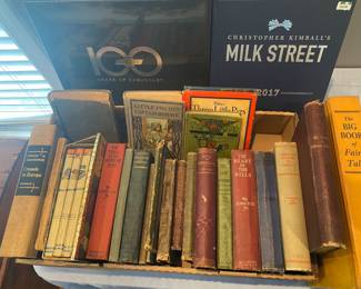 OLD LEATHER BOUND BOOKS