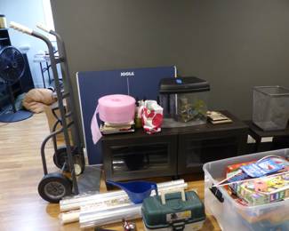 TV stand, hand truck