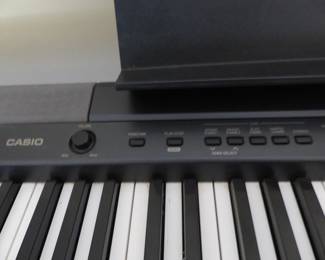 Casio CDP-100 88-Note Weighted Hammer Action Digital Piano, piano stand, music stand & bench