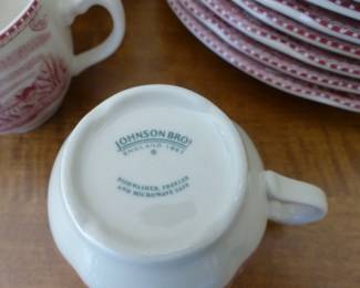 Johnson Bros dinnerware set