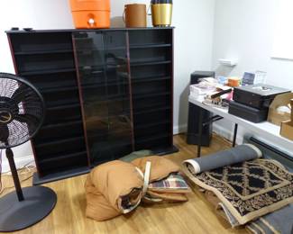 CD holder, Misc basement items, runners