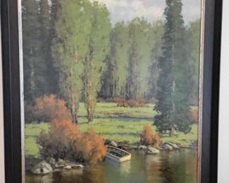 A large Allen Lund Oil Painting On Canvas. 1 of 2 for sale.