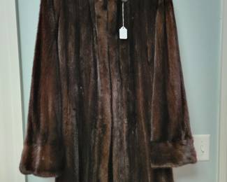 Fabulous Female Pelt Mink Coat. 