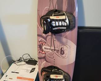 Snowboard with Boots.