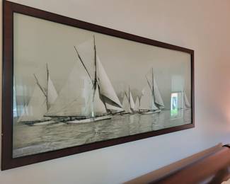 Framed Nautical Art.