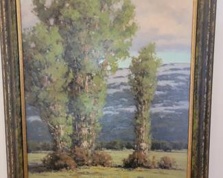 A large Allen Lund Oil Painting On Canvas. 1 of 2 for sale.