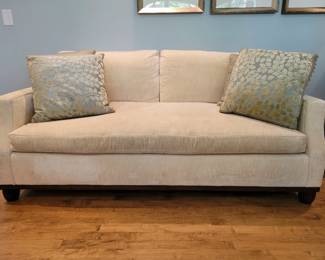 Fabulous Custom Designed Down filled Sofa, like new condition.