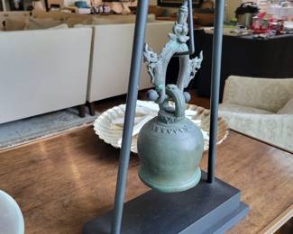 Temple Bell with Stand.
