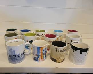 Starbucks Mug Collection.
