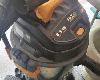 Rigid Shop Vac.