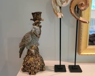 Parrot Candle Sticks.