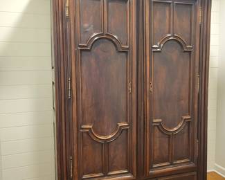Large Antique Walnut Cabinet/Armoire.