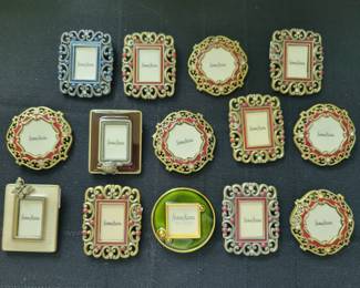 Jay Strongwater mini picture frames. 