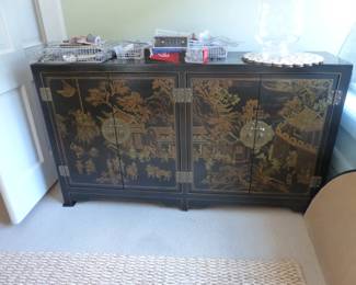 Asian buffet cabinet