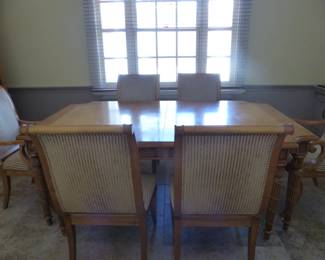 Dining table with 6 chairs