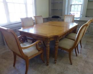 Dining table with 6 chairs